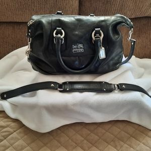 COACH BLACK MADISON SABRINA SATCHEL/SHOULDERBAG